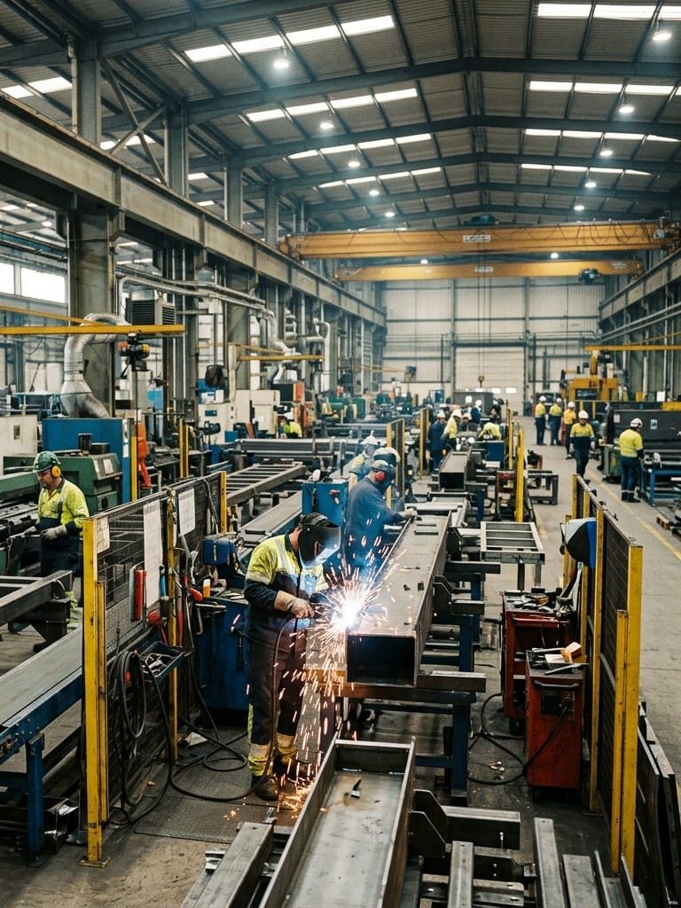 Welding bays