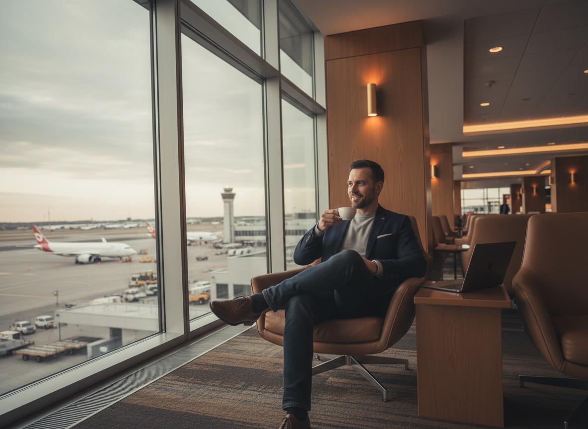 Airport lounge travel